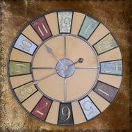 collage vintage old clock