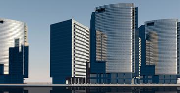 skyscrapers building
