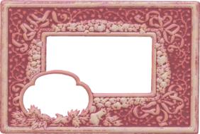 pink vintage card