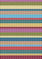 Beautiful and colorful knitting pattern in lines