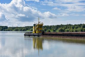 Pusher Barges, danube river