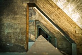 architectural elements of a concrete building