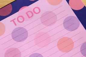 colorful to do list