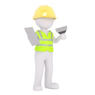 fax white male 3d model drawing