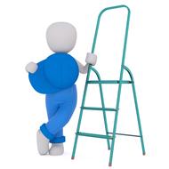 3d model worker drawing