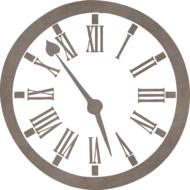 clock template for scrapbooking
