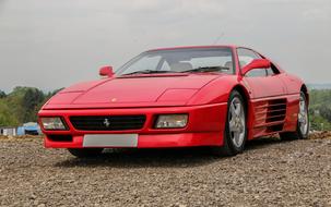 Ferrari 348 Supercar red