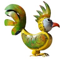 color Bird Metal Decoration