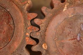 old Gears Metal Rust