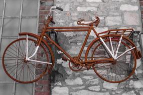 Bike Old Vintage brown