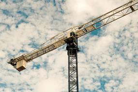 yellow Baukran Crane