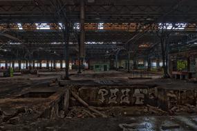 old forgotten factory