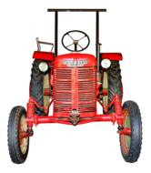 Farmall, Diesel Tractor red