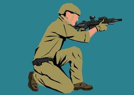 soldier work people drawing