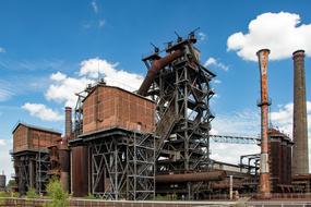 old Steel Mill, germany, Duisburg