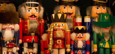 collection of christmas nutcrackers
