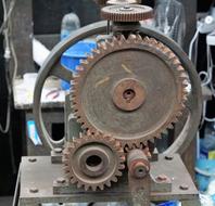 old rusty Gears, Machine