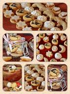 christmas cookies crescents