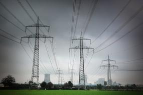 Electricity Voltage Performance grey sky