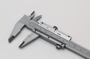 Vernier Caliper Measuring black and white