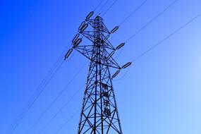 Electrical Industrial Power and blue sky