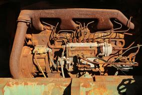 Rusty Old Engine motor