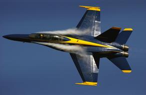 Blue yellow Angels Aircraft