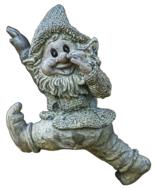 isolated ceramic dwarf