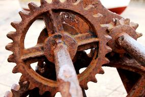Rusty Metal wheel