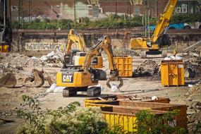 Site Demolition Work car