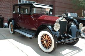 american Vintage and Classic Car on exhibition