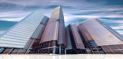 skyscraper city building