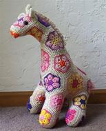 Jedi Crocheted Giraffe toy
