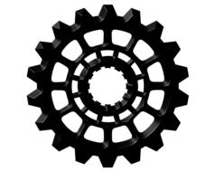 gear cog machine as a drawing