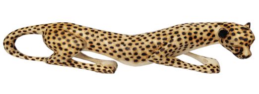 wooden leopard