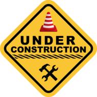 under construction sign yellow