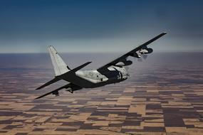 Kc-130J Hercules, Cargo aircraft in flight