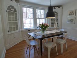 Dining white room