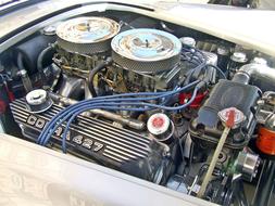 Tuned Ac Cobra car engine