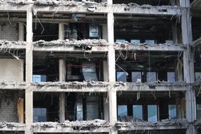 demolition of a house