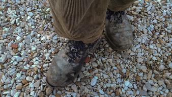 old used shoes