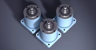 blue gear transmission