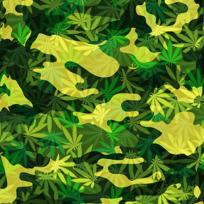 wallpaper with marijuana camouflage