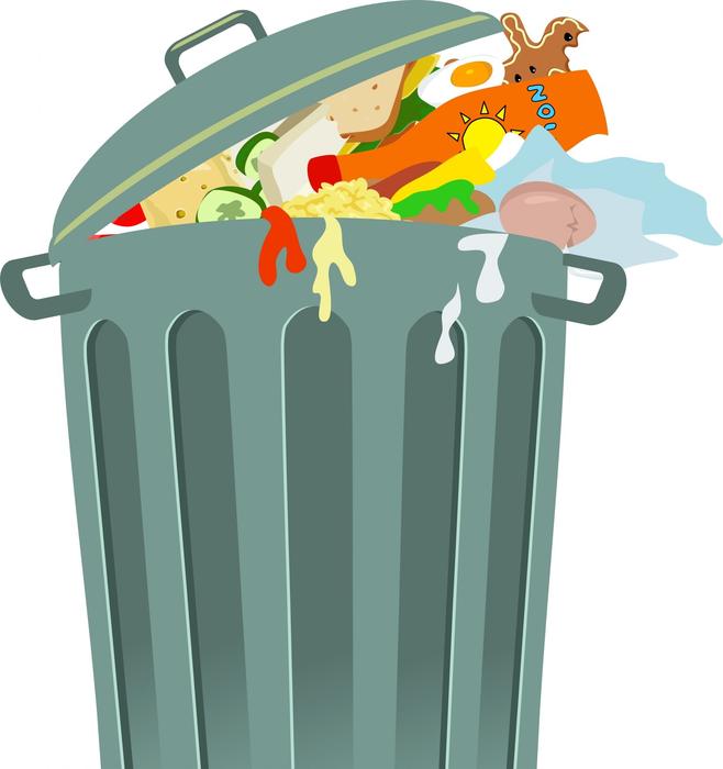 Full trash can
