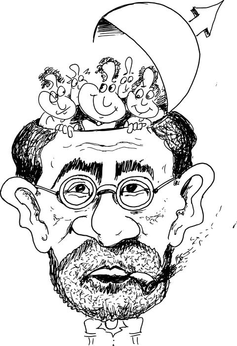 sigmund freud f psychoanalysis drawing