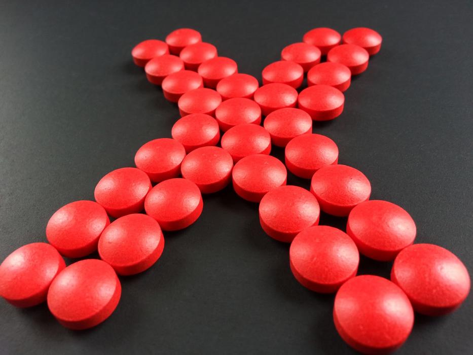 Pills Pellet red cross
