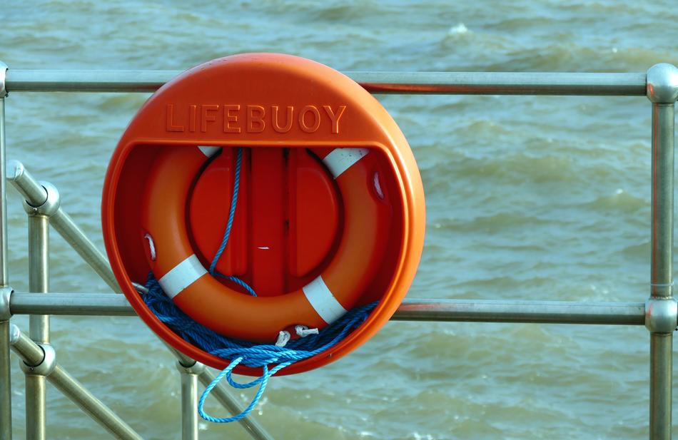 lifebuoy on deck