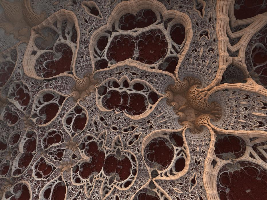 organic creation life organism 3d drawing
