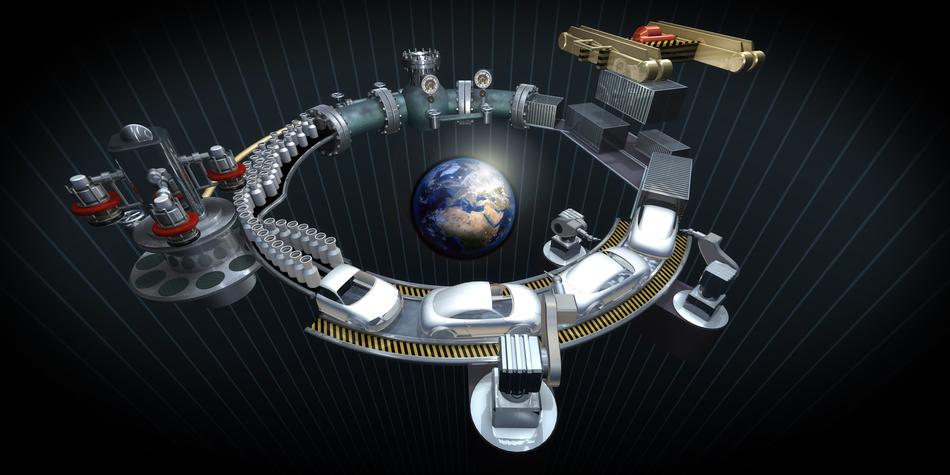 industrial digitization around planet Earth