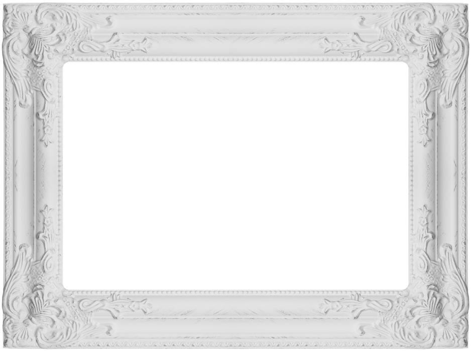 white frame drawing